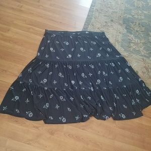 Catherines multi tier MAXI skirt